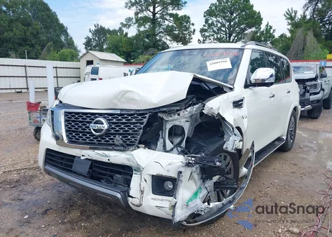 2019 Nissan Armada Platinum z USA, uszkodzony, nr VIN JN8AY2NF3K9350117